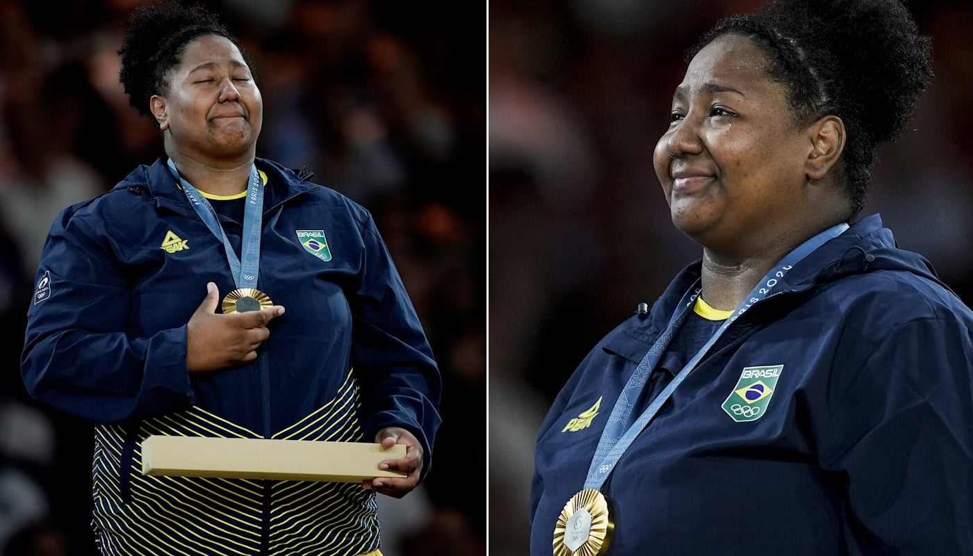 Judoca Beatriz Souza levou medalha de ouro em Paris 2024 (Crédito da foto: Alexandre Loureiro/COB | Alexandre Loureiro/COB)