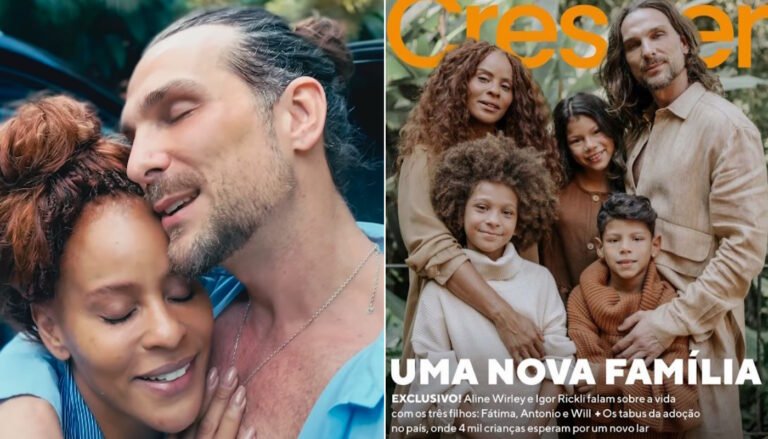 Igor Rickli e Aline Wirley apresentam os filhos (Crédito: Reprodução/Instagram @igorrickli)