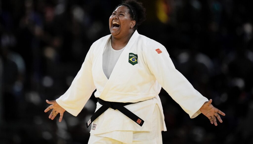 Beatriz Souza fez sua estreia nas Olimpíadas de Paris (Crédito: Alexandre Loureiro/COB)
