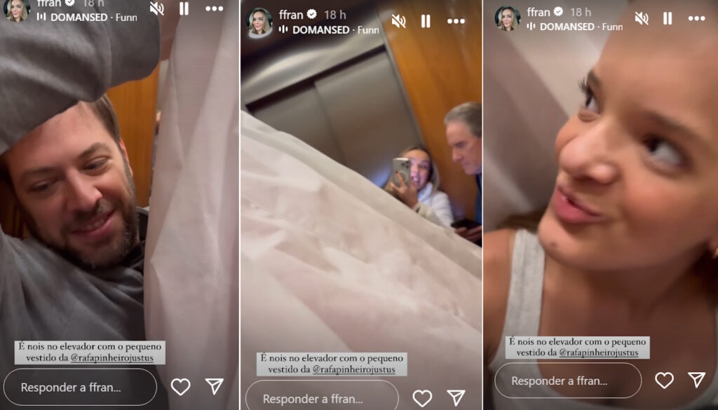 Perrengue com o vestido de Rafa Justus (Crédito: Reprodução/Instagram @ffran)
