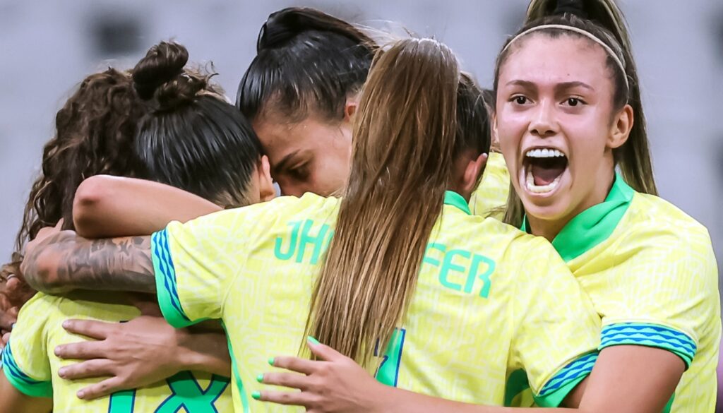 Seleção feminina de futebol (Crédito: Gaspar Nóbrega/COB)