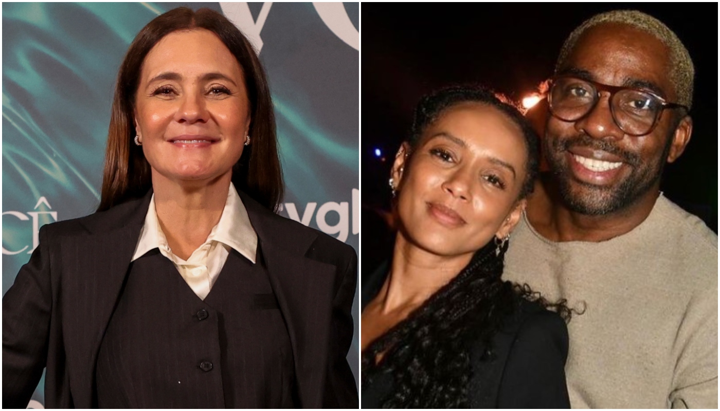 adriana esteves, lázaro ramos e tais araújo
