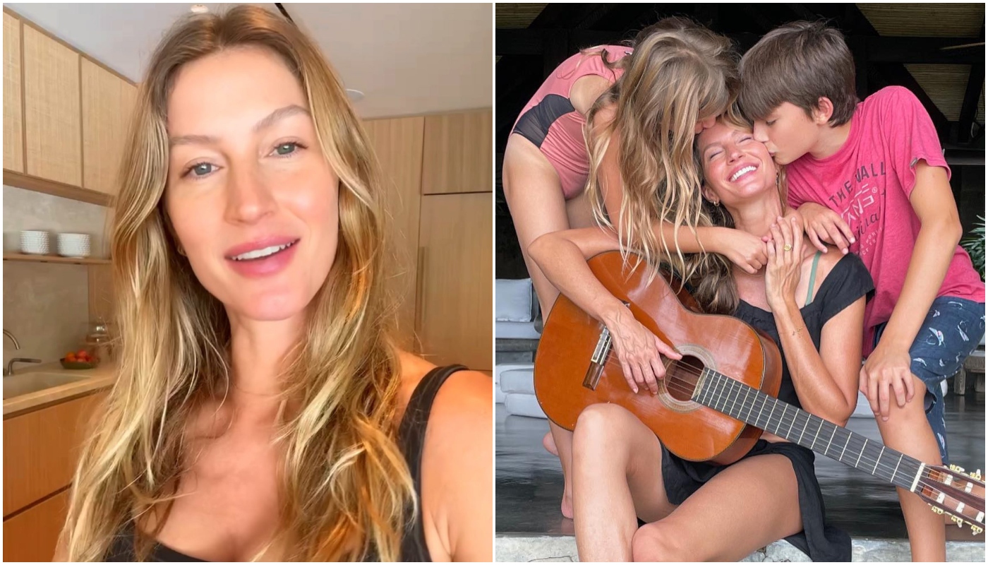 Gisele Bündchen e os filhos