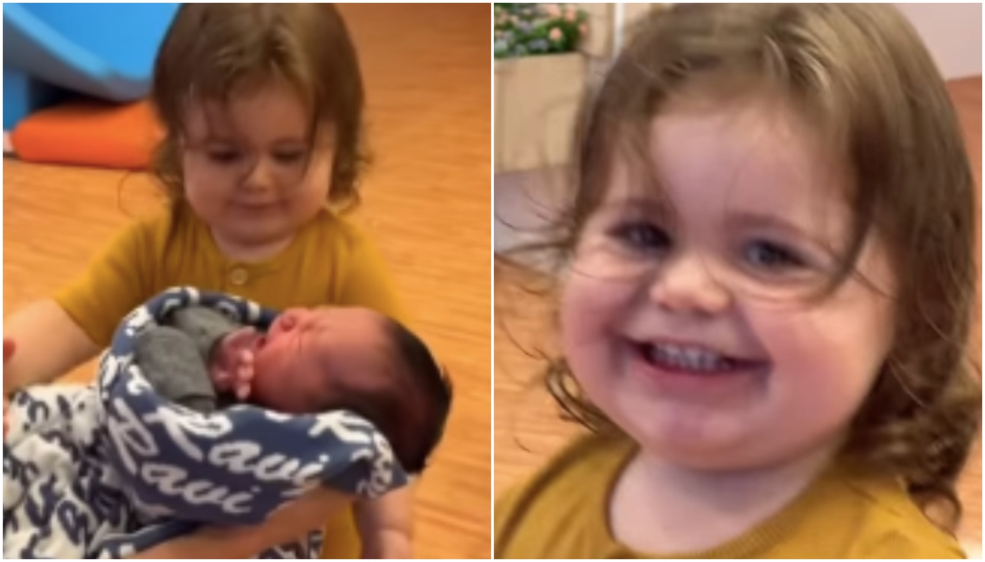 Primeiras cenas de Lua com Ravi são a coisa mais fofa que você verá hoje: ela já é irmã mais velha prestativa