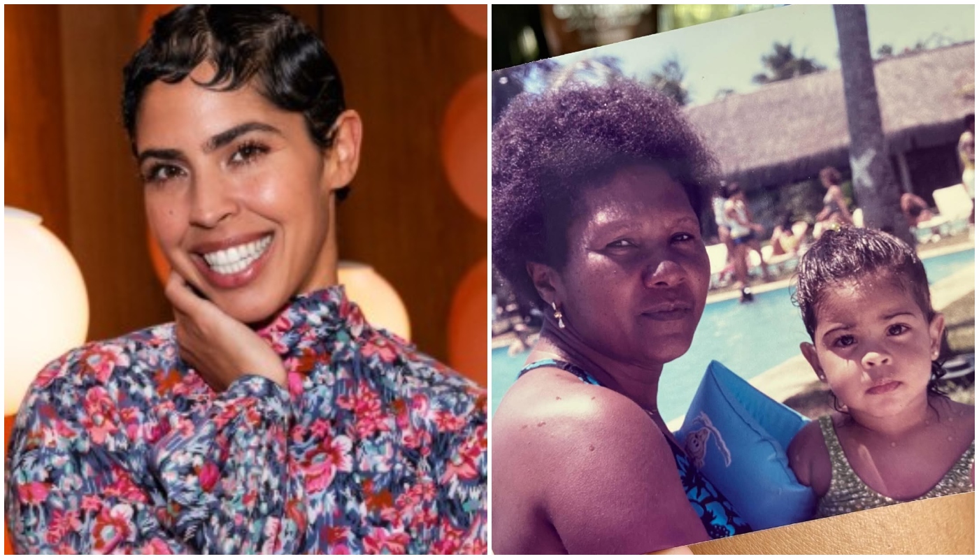 bela gil e antiga babá