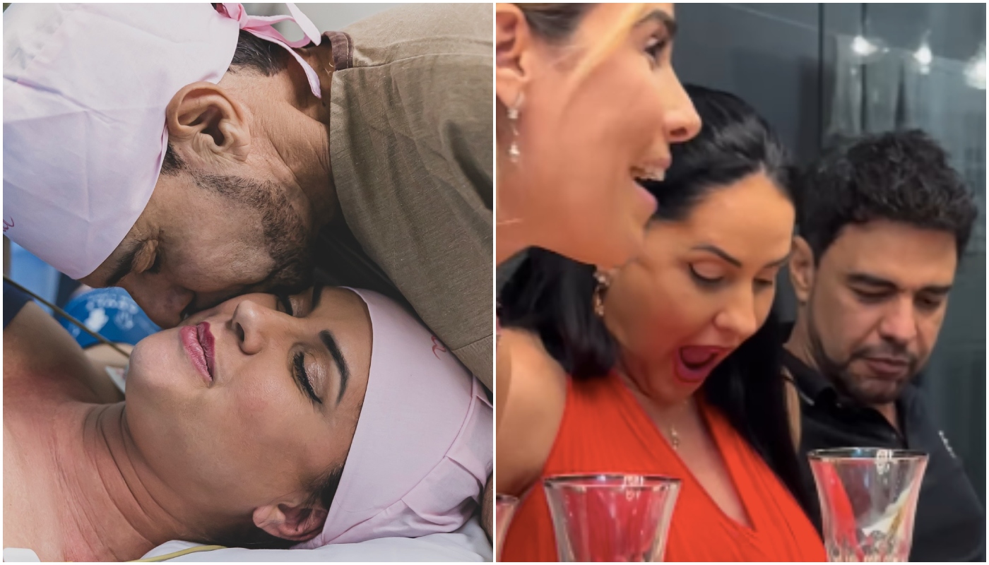 Graciele Lacerda dá à luz 1ª filha com Zezé: Clara chegou após brincadeira sobre bolsa estourar