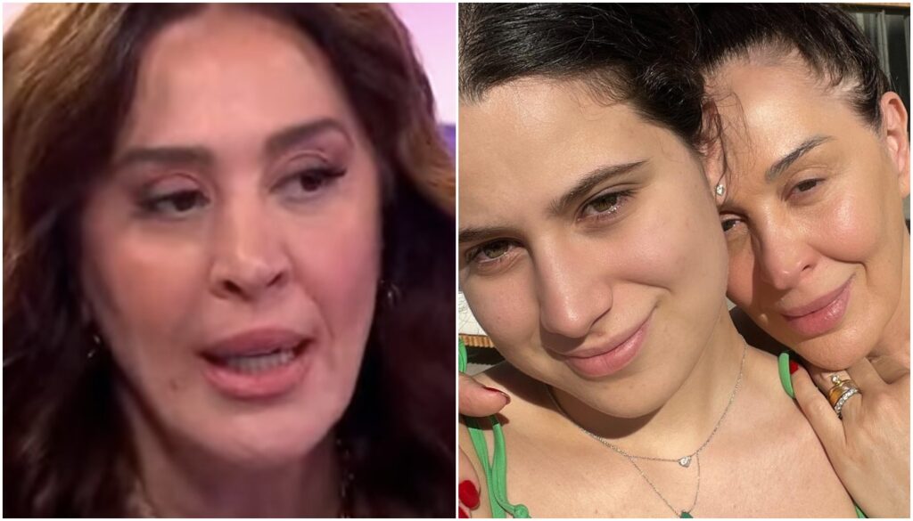 Atriz com a filha, Sophia (Crédito: Reprodução/Instagram @claudiaraia)