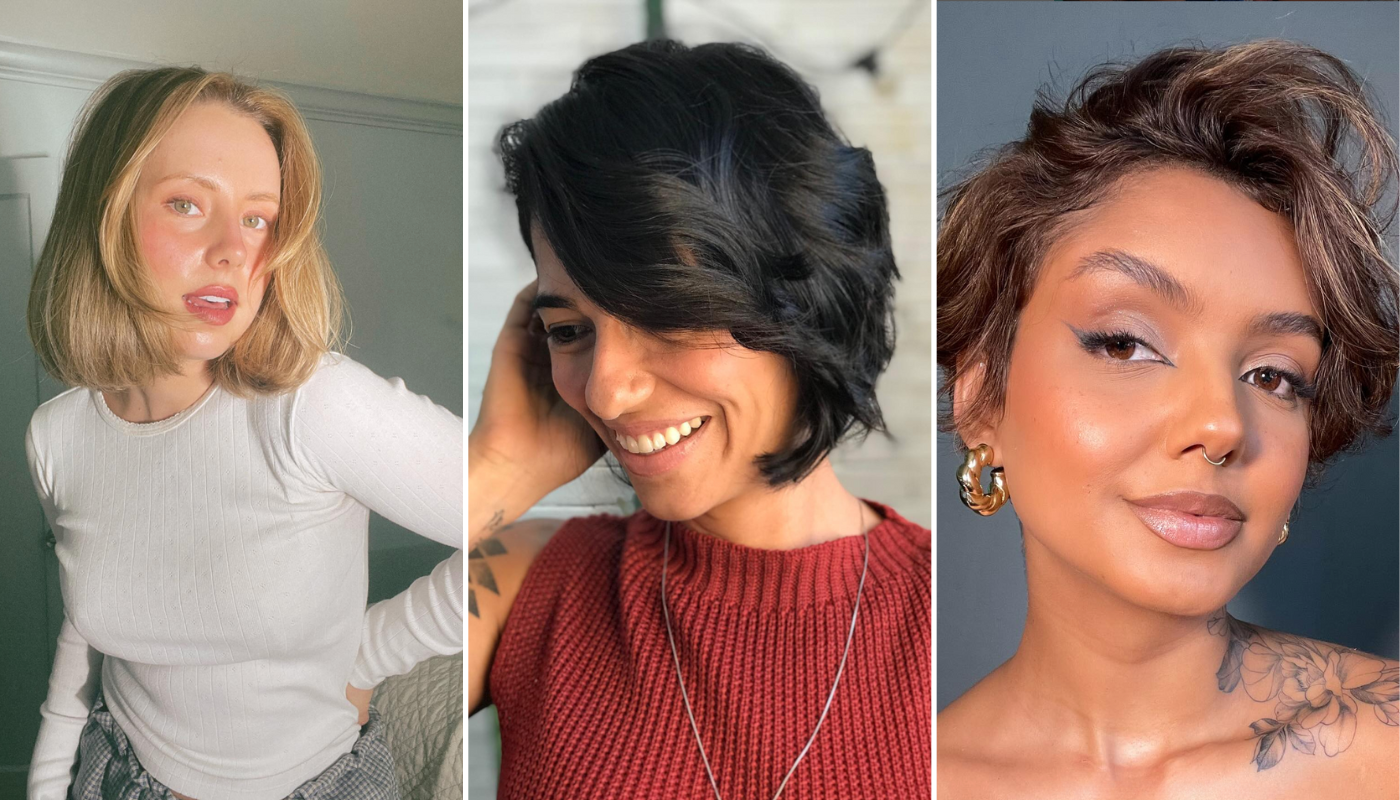 (Crédito: Reprodução/Instagram @hiblondieitsme | Reprodução/Instagram @ewertonguedeshair | Reprodução/Instagram @pamgoulart)