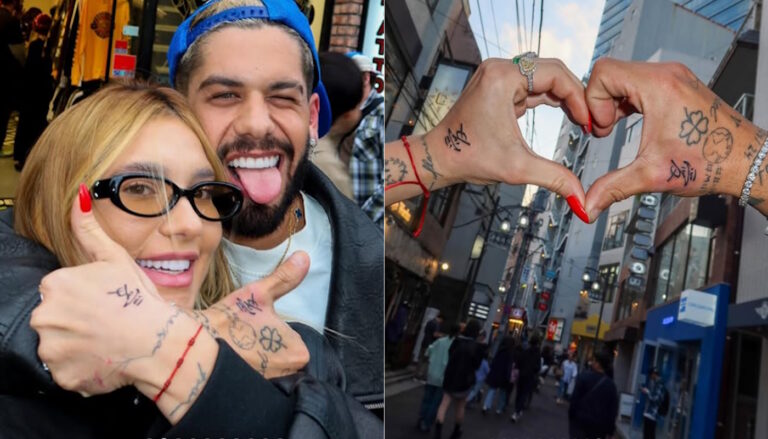 Virginia tem a sua versão da pulseira 7 nós (Crédito: Reprodução/Instagram @virginia)