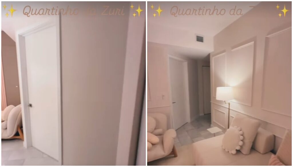 quarto filha brunna e ludmila