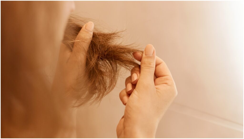 cabelo ressecado