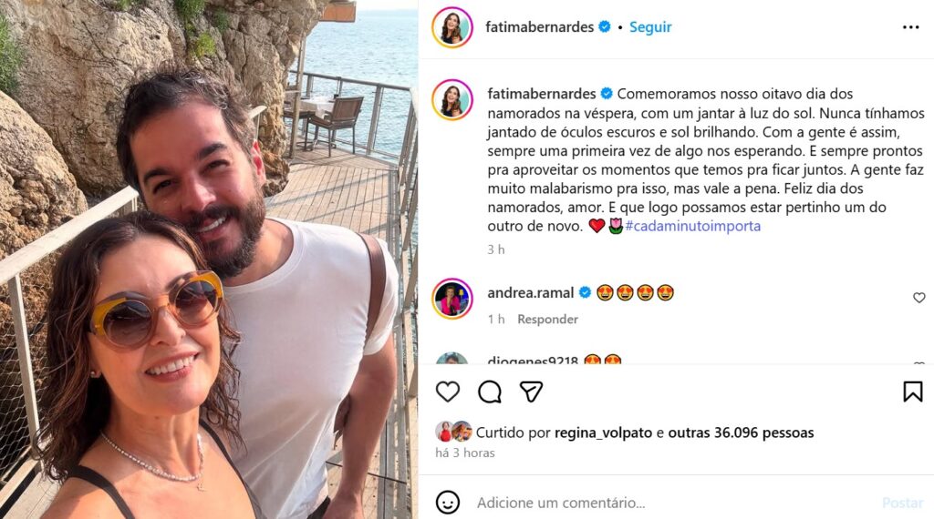 fátima bernardes e túlio gadelha