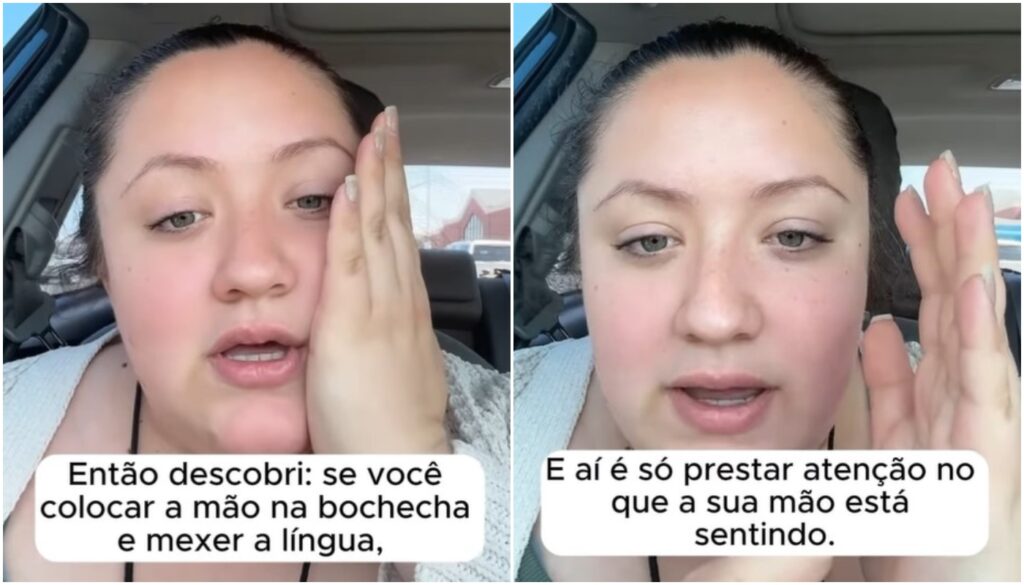 influenciadora chute bebê