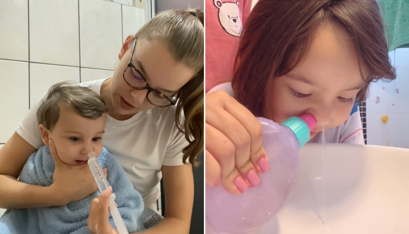 (Créditos: Reprodução/TikTok @millenabaptista0 | Reprodução/TikTok @katharine.fisioped)