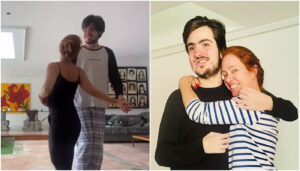 Bel Kutner e o filho, Davi