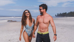 Julianae Paes e o marido, Carlos Eduardo Baptista