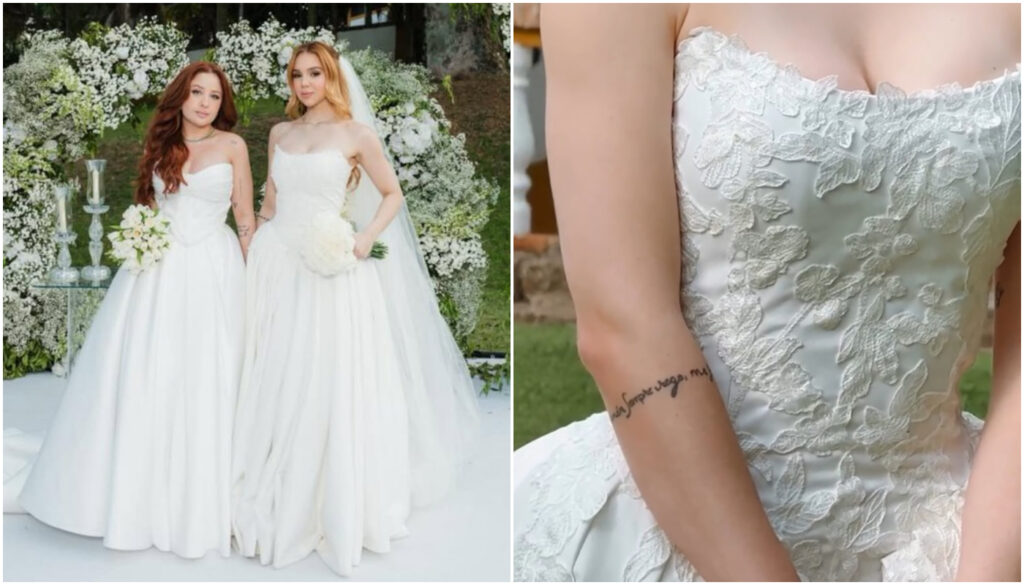 Vestidos Mari Fernandez e Júlia Ribeiro