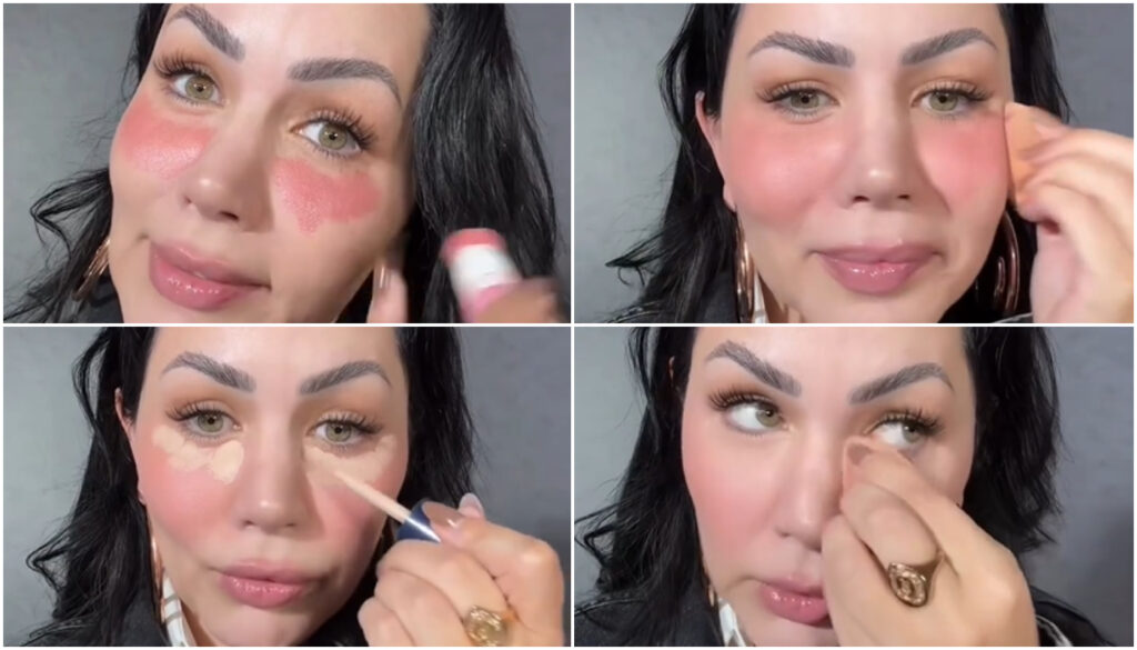 Bruna Tavares blush olheiras