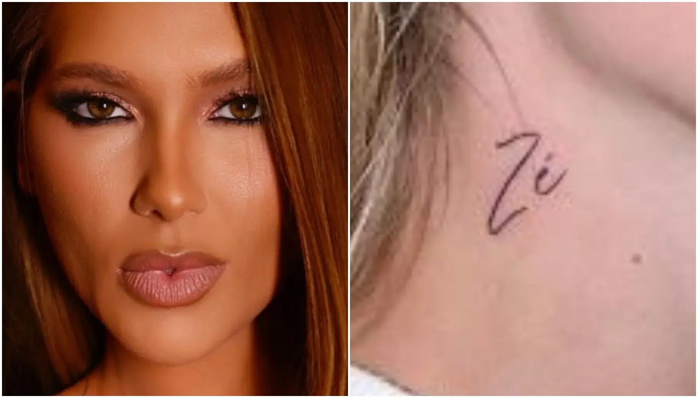 Virginia remove tatuagem em homenagem ao ex, Zé Felipe, do pescoço