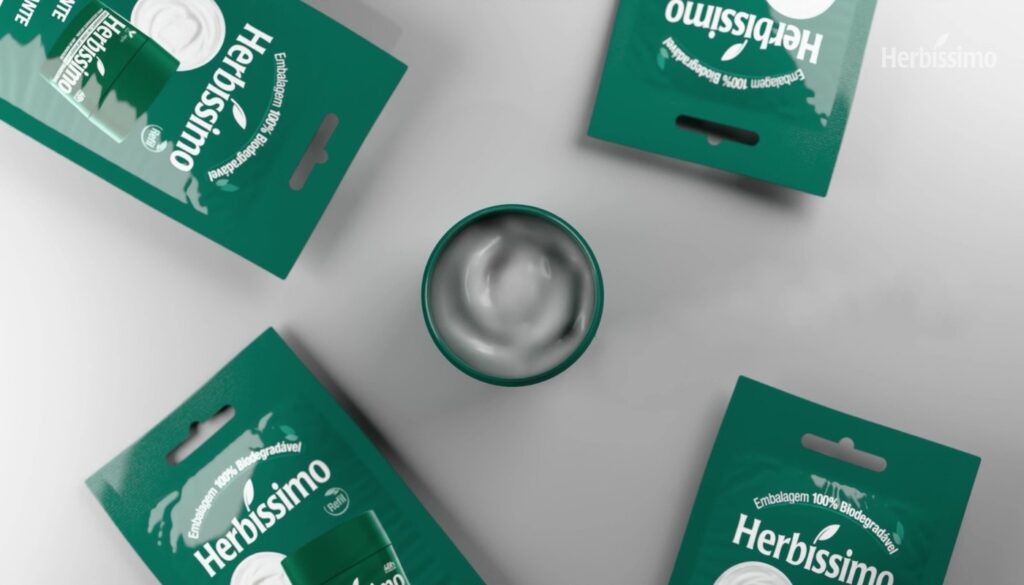 Sachê Refil Desodorante Creme Antitranspirante Tradicional Herbíssimo