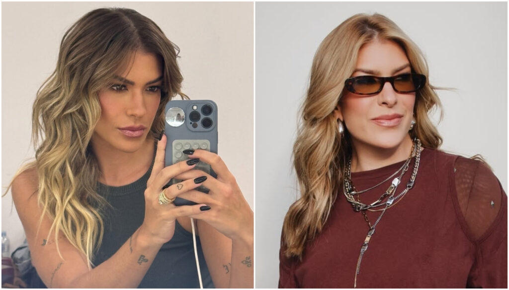 Antes e depois do cabelo de Lore Improta