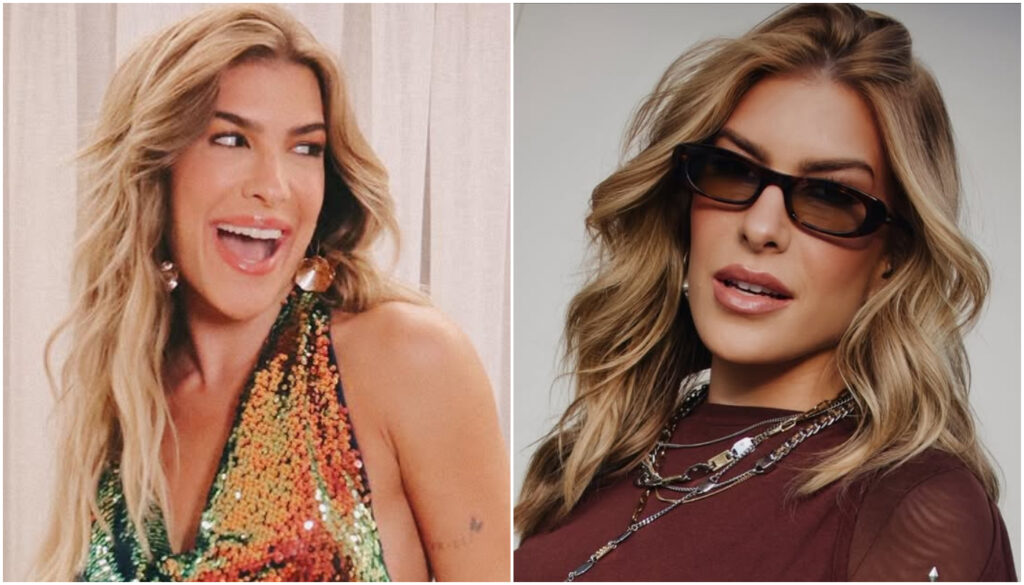 Antes e depois do cabelo de Lorena Improta