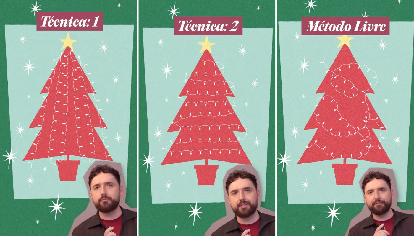 Maneiras de colocar pisca-pisca na sua árvore de Natal: diferenças