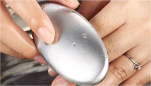 sabonete inox cheiro alho