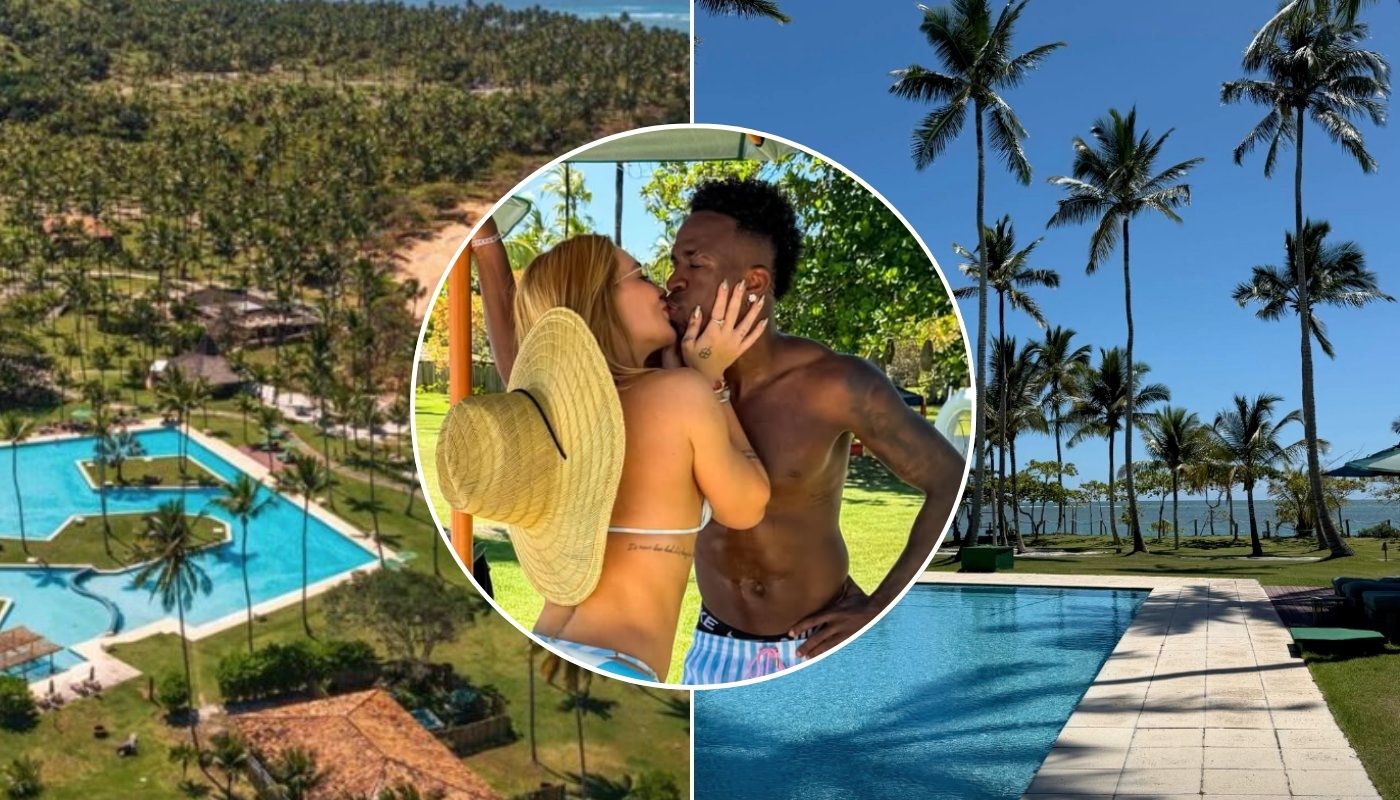 Virginia e Vini Jr. (Crédito: Reprodução/Reserva Jacumã/Reprodução/Instagram @vinijr)