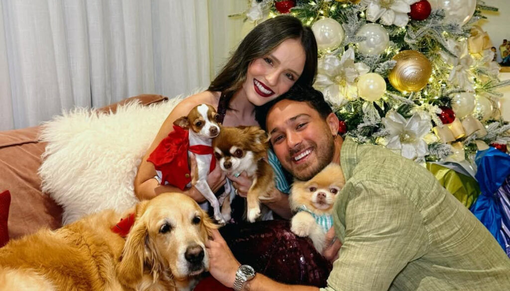 Larissa Manoela e André Luiz Frambach