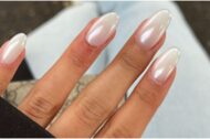 unhas chrome white