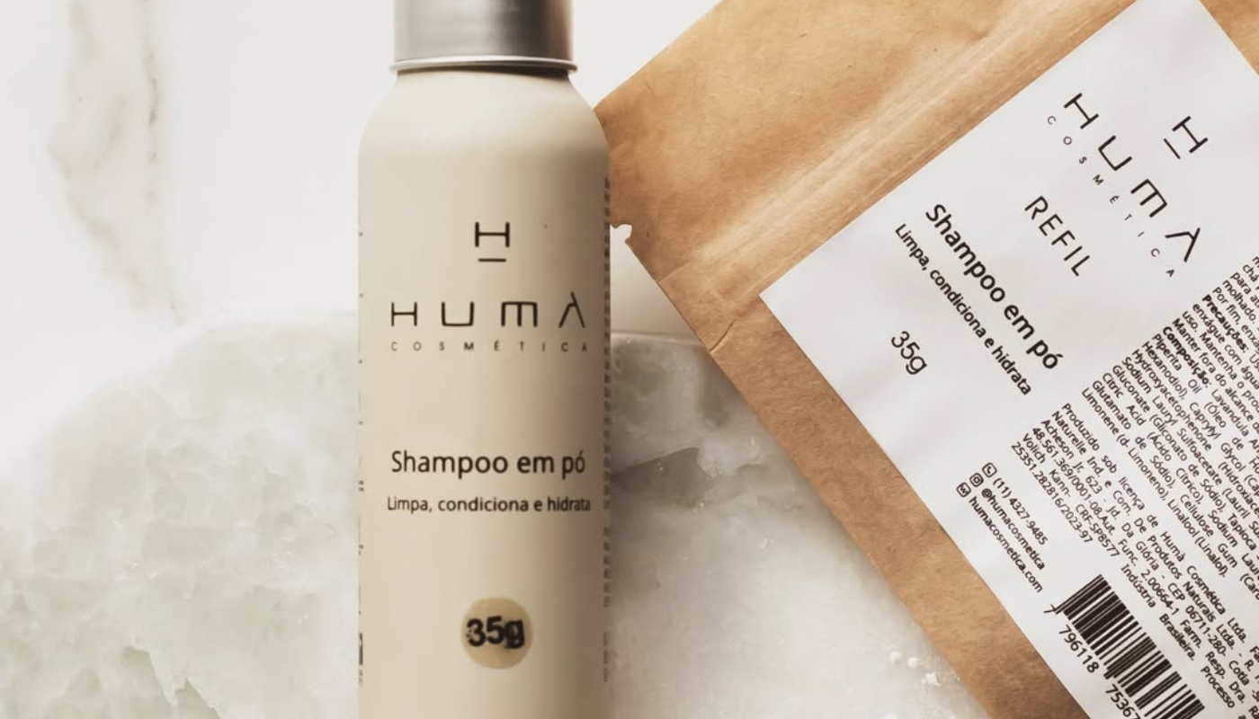 shampoo em po huma refil