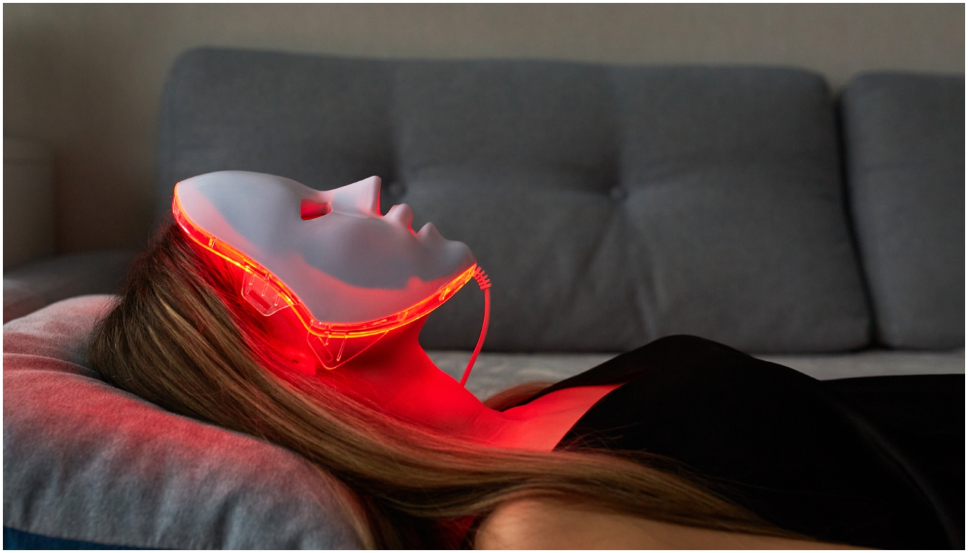 máscaras de LED skincare