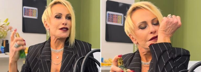 Perfume de Ana Maria Braga (Crédito: Reprodução/Instagram @anamariabragaoficial)