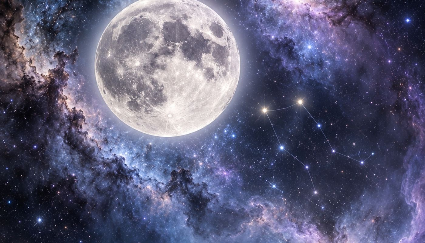 Lua Cheia em Gêmeos em novembro (Crédito: IA/Mulher)
