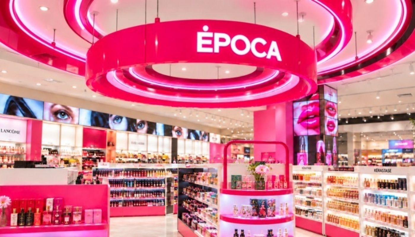 Nova identidade da Época Cosméticos (Crédito: Divulgação)