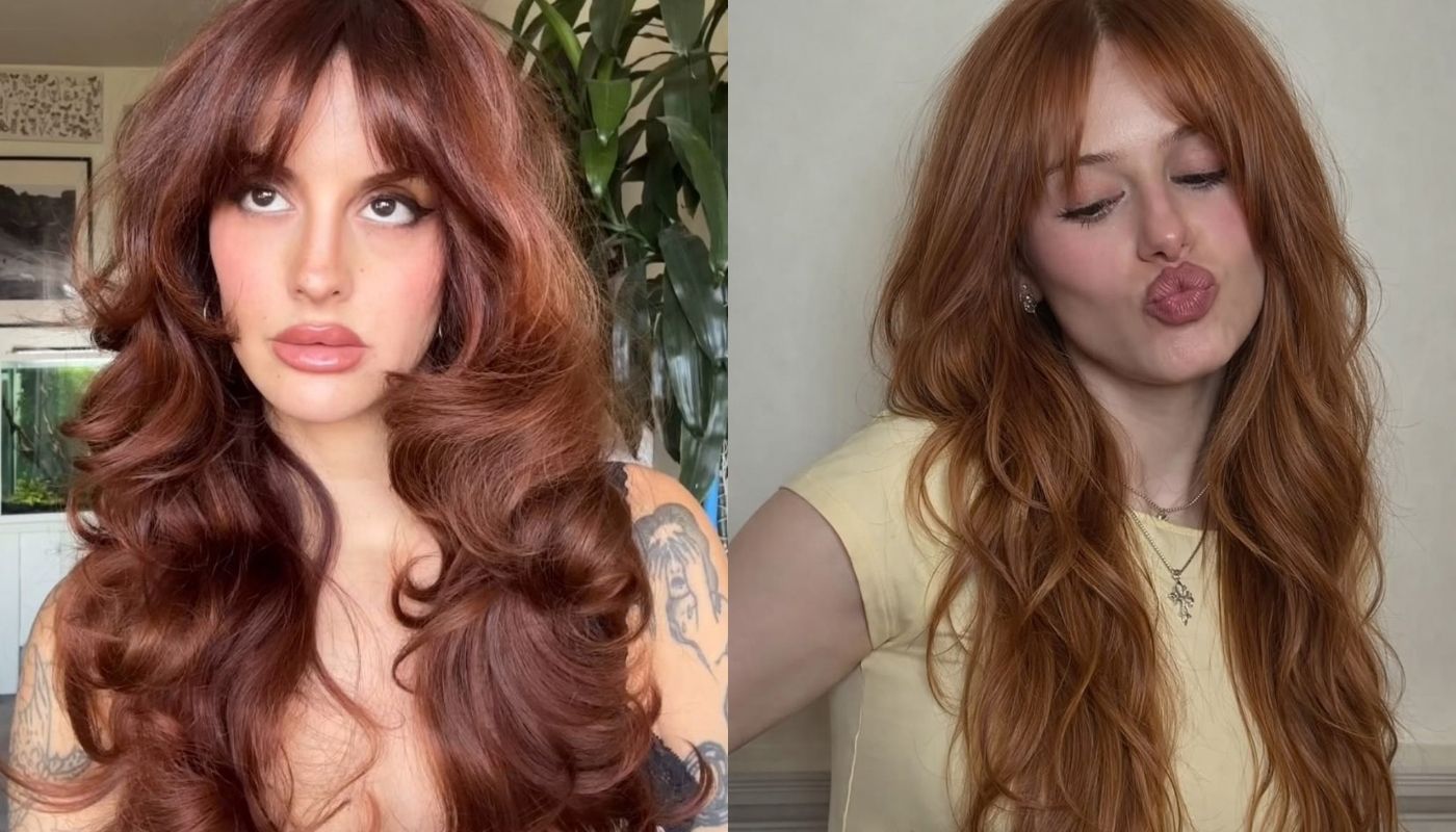 O cobre dominará as tendências de cabelo (Crédito: Reprodução/Pinterest)