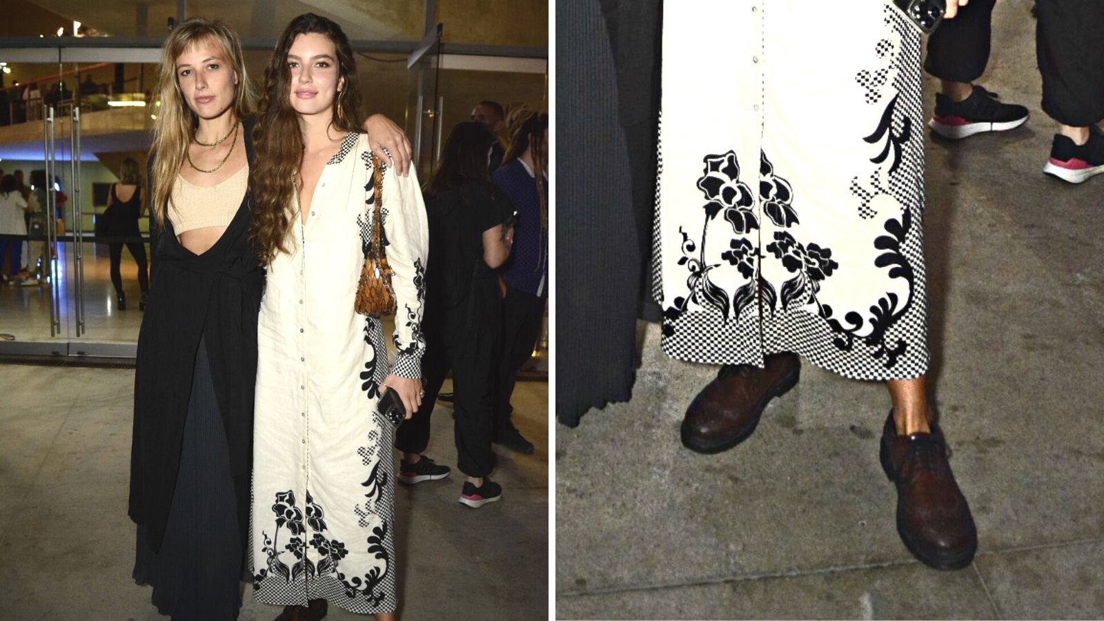 Em show de Caetano Veloso, Alanis Guillen cria look diferente ao combinar chemise com sapato oxford