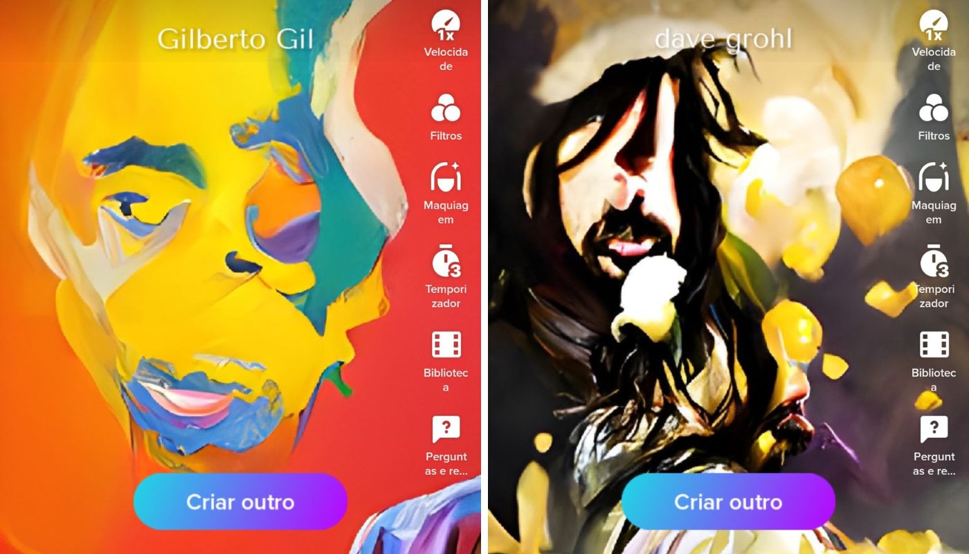Celebridades internacionais são melhor captadas pelo algoritmo do TikTok.