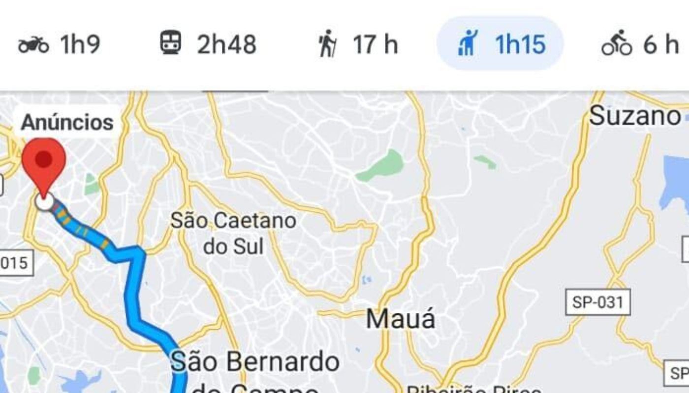 Google Maps oferece organização de caronas.
