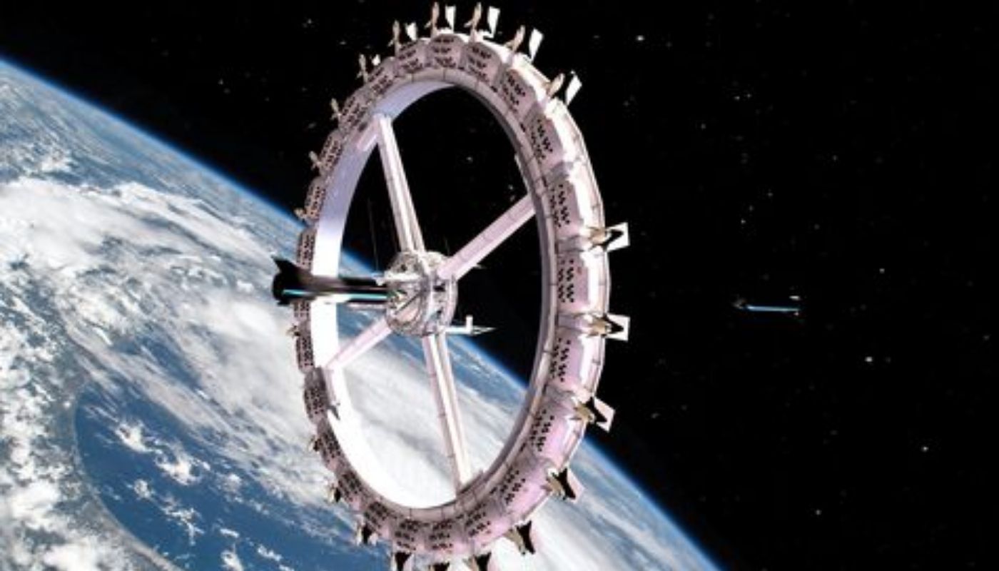 Design da Voyager Station foi inspirado no cinema sci-fi.