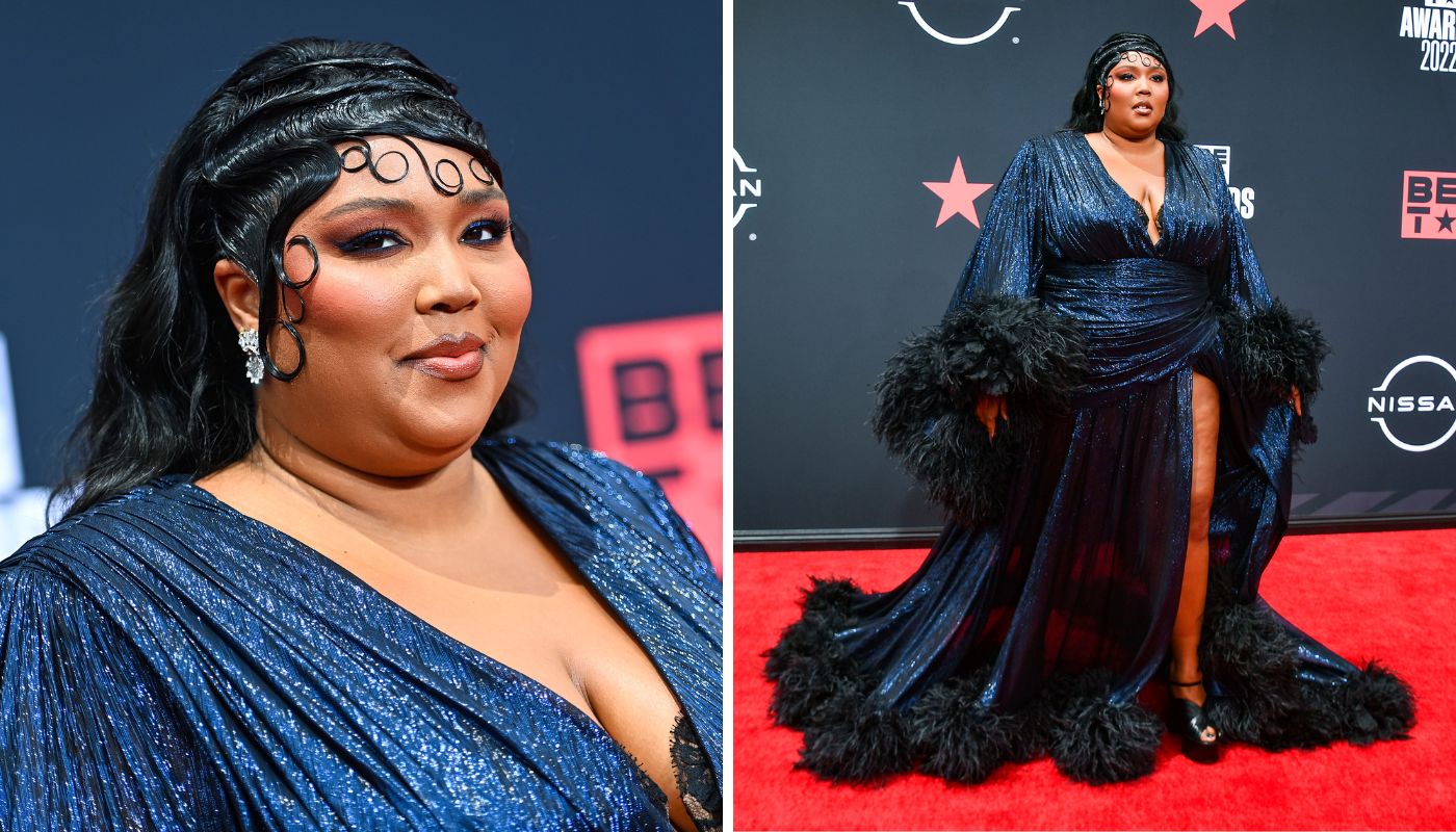 Lizzo vestiu Gucci para o BET Awards 2022.