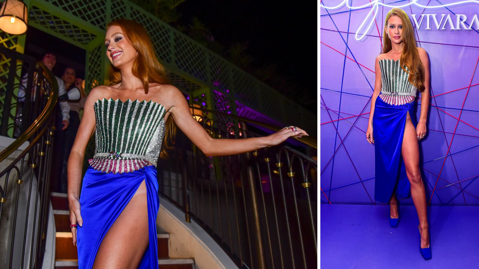 A fenda deixou a dúvida se Marina estava ou não usando lingerie