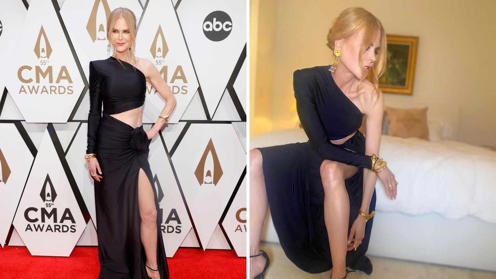 A atriz Nicole Kidman também escolheu o mesmo vestido que Jade Picon