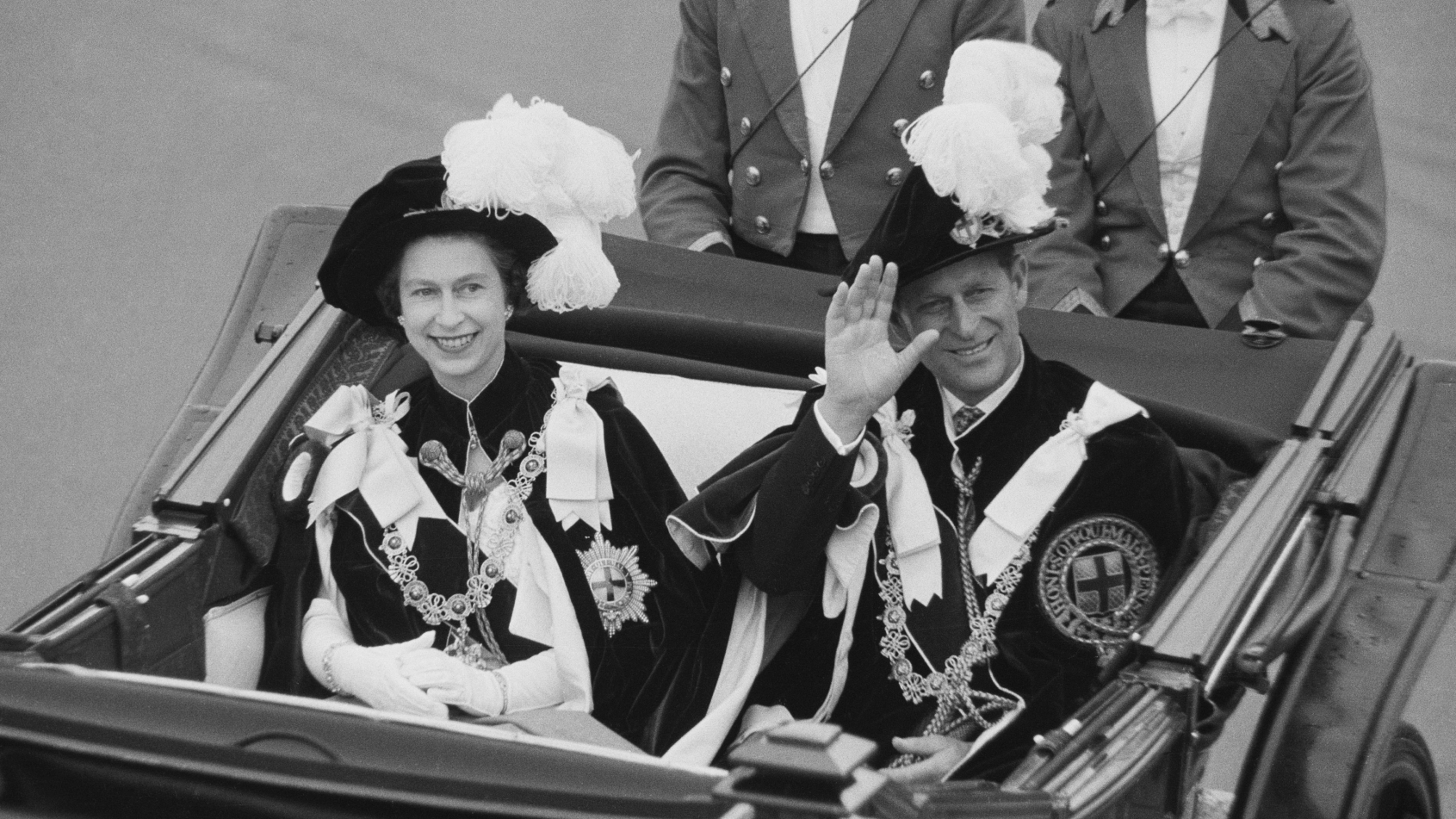 Rainha Elizabeth II e príncipe Philip