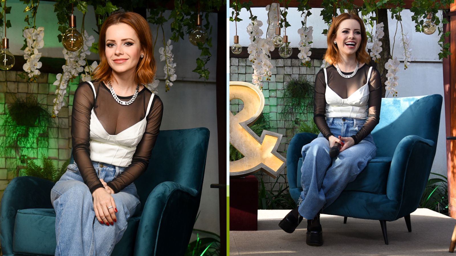 O look moderno de Sandy