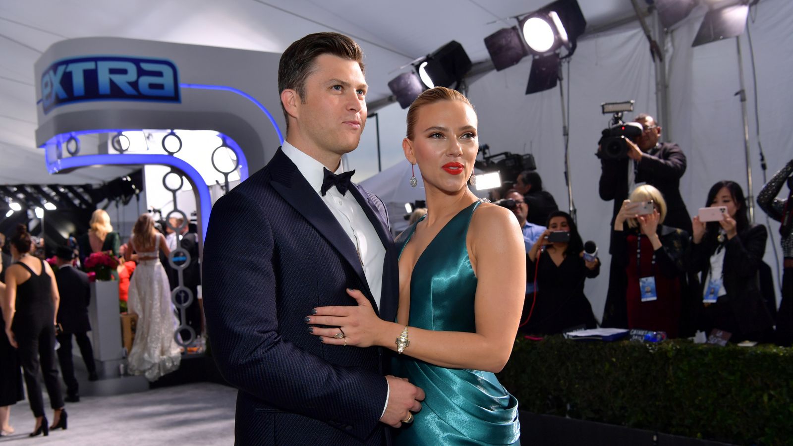 Scarlett e Colin se começaram o relacionamento em 2017