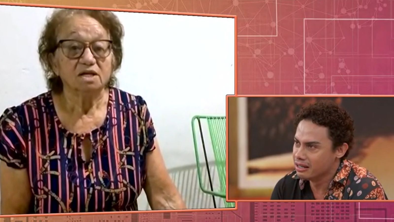 Silvero não conseguiu segurar as lágrimas, durante a mensagem