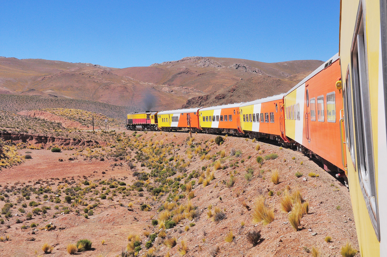 O passeio de trem