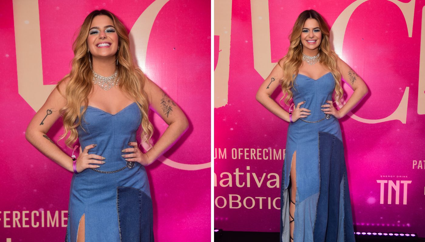 Viih Tube apostou em vestido jeans em referência ao look de Britney.